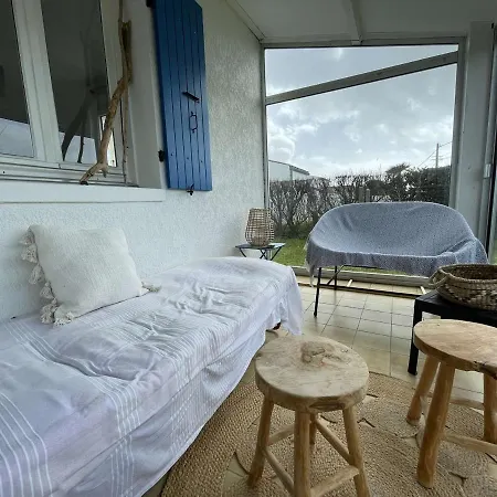 Maison Calme 3 Pièces, 6 Couchages, WiFi, Parking - FR-1-246A-186 Hébergement de vacances